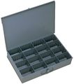Durham 131-95-ind Gray Cold Rolled Steel Individual Adjustable Compartment Large Expando Box 18 Width X 3 Height 12 Depth 