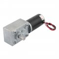 Uxcell Dc 12v 5rpm 8mmx15mm Dual D-shape Shaft Electric Power Turbo Worm Geared Motor