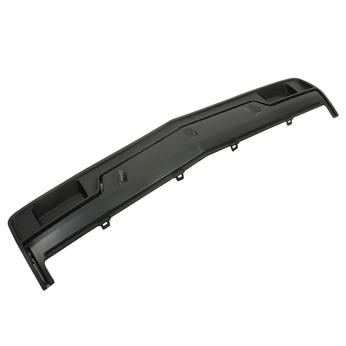 Front Bumper Filler Panel For 2014 2015 Silverado 1500 Black Plastic With Impact Bar Skid Plate Without Tow Hooks Hole Part