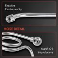 A-premium Power Steering Pressure Hose Line Assembly Compatible With Audi A6 Quattro 2000-2004 S4 2000-2002 V6 2 7l To Gear