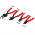 Heavy Duty Snap Ring Pliers Set For Removal Retaining Clip 11 Pcs Straight And Bent Kit External Internal Circlip Automotive