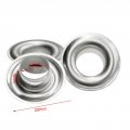 1000 Pcs 12mm 1 2 Thickened Grommets Eyelets Silver Plating Treatment Rust Prevention Leather Metal For Fabric Tarps Clothin