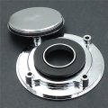 Xkh- Motorcycle Chrome Keyless Gas Cap Twist Off Fuel Tank For 1997-2003 Suzuki Gsx-r 600 1996-2003 750 2001-2002 1000