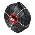 Anzio Durable Synthetic Winch Rope Line Cable Red 95 3 8 Black 20 500 Lbs Meter Heat Guard