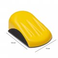 Glass Polish 15901 Foamed Hand Sanding Block For Inch Hook Loop Grip Abrasive Discs 3 X 5