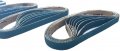 Starcke Premium 3 8 X 13 Inch Sanding Air File Narrow Belts Blue Zirconia Cloth For Wood Floor 20 60 Grit 