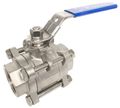 1 2 Npt 316 Stainless Steel 3 Piece Ball Valve Full Port 1000 Wog 