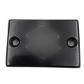 Xkh- Motorcycle Black Billet Aluminum Rear Brake Fluid Reservoir Cap Cover S Engraved Compatible With Suzuki Gsxr 600 Gsxr 750