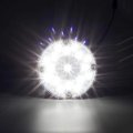 Partsam 2pcs 7 Round White Led Backup Lights 17 Marker Clearance Running Surface Mount For Transit Vehicles Bus Truck Trailers