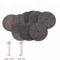 5pcs Cutting Disc Resin Fiber Cut Off Wheel And 1pc 2 35 17 0mm Shank For Rotary Power Grinding Mandrels Metal Grinder Circular