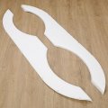 Ecotric Tandem Trailer Fender Skirt For Rvs Campers And Trailers White
