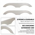 Ecotric Tandem Trailer Fender Skirt For Rvs Campers And Trailers White