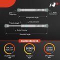 A-premium Universal Lift Supports Shock Struts Gas Spring Compatible With Extended Length 36 30 154 Lbs 2-pc Set