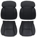 Microfiber Leather Seat Covers For Lexus Gs300 Gs350 Gs430 Gs450h Gs460 2006 2011 Black Perforated Front Driver And Passenger 