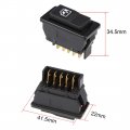Uxcell Universal 5 Pin Car Window Switch Control Master Rocker W Wiring Harness Momentary Glass Lifter Dc 12v