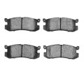 Front Disc Brake Pads For Ford Probe 1990 1991 1992 Ceramic Friction Material 5000 Advanced Series 1 66 Inner Height 4 09 In 