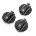 Red Hound Auto Set Of 3 Control Knobs Heater Ac Compatible With Chevrolet Geo Prizm 1993-1997 Temperature Switch Black
