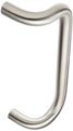 Rockwood Bf158 32d Stainless Steel 90-degree Offset Door Pull 1 Diameter X 12 Center-to-center Through Bolt Mounting For 1-3 4 