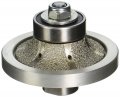 3 8 And 1 4 Diamond Demi Bull Nose Router Bit Profile Grinding Wheel For Natural Stone Engineered Concrete Granite Marble Glass 