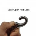 Single Ended Scuba Bolt Snap Stainless Steel 316 Heavy Duty Locking Swivel Hook Size 67mm 2