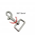 Single Ended Scuba Bolt Snap Stainless Steel 316 Heavy Duty Locking Swivel Hook Size 67mm 2