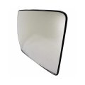 Ford F-150 2004-2010 Door Mirror Glass Passenger Side Plastic Clear Snap On Convex Manual Adjustment With Backing Plate 