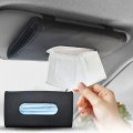 Econour Car Tissue Holder 9 X 5 Inches Black Sun Visor Napkin And Disposable Mask For Handy Compact To Organize Your Tissues 