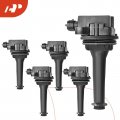 A-premium 5pcs Ignition Coil Packs Compatible With Volvo Vehicles 2 3l 4l 5l C70 1999-2005 S60 2001-2005 S70 1999-2000 S80