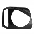 Duokon 2pcs Car Front Headlight Cover Headlamp Trim Decor Fit For Jimny 2007a 2017 Black Abs