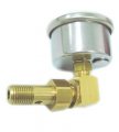 Vms Racing 90-01 Red Fuel Pressure Gauge Liquid Filled 0-100 Psi Compatible With Acura Integra 1990-2001
