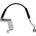 Brake Hose Ford F-550 F-450 Super Duty 2005 2006 2007 Epdm Rubber Flexible 21 5 In Axis 1 Length For 5c3z2078-db Black 