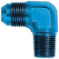 Aeroquip Fcm2030 Blue Anodized Aluminum -03an To 1 8 90-degree Pipe Adapter 