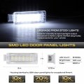 Vipmotoz Full Led Side Door Panel Courtesy Warning Light Lamp Assembly Replacement Pair For Bmw F22 F23 F87 F07 I01 I12 I15 F48