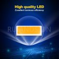 Ruiandsion 2pcs 1156 Led Bulb 12v Ba15s P21w 7506 Warm White 3014 12smd Chipsets Backup Reverse Turn Signal Tail Lights
