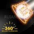 Ruiandsion 2pcs 1156 Led Bulb 12v Ba15s P21w 7506 Warm White 3014 12smd Chipsets Backup Reverse Turn Signal Tail Lights