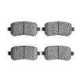 Ceramic Disc Brake Pads Rear For Dodge Grand Caravan 2008 2009 2010 2011 2012 4 57 In Pad Length Series 3000 
