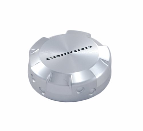Drake Muscle Cars Ca-120006-bl Clear Anodized Billet Washer Reservoir Cap For Chevrolet Camaro