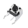 55pcs Momentary Pcb Side Mounting Fixed Bracket Pushbutton Push Button Tact Tactile Switch Dip 2 Terminals 6x6x5mm