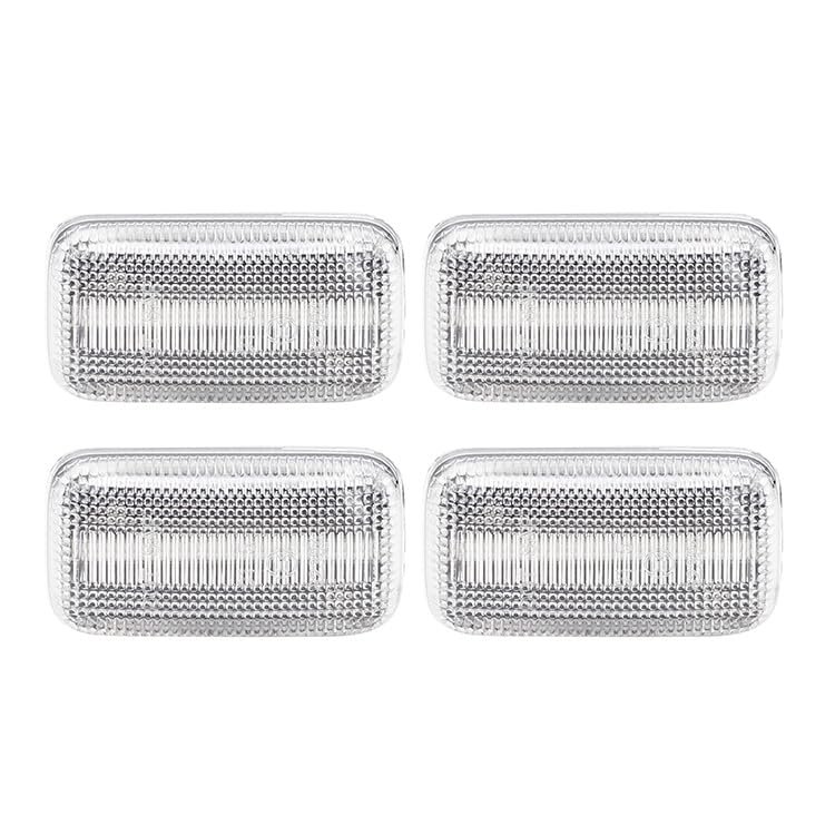 Originaleuro Clear Lens Led Rear Fender Marker Lights Compatible For Chevy Silverado Gmc 2500 3500hd 15
