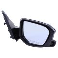 Right Black Power Heated Side Door Mirror With View Camera For Honda Civic Sedan 2016 2017 2018