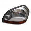 Driver Side Left Headlight Assembly For 2005 2006 2007 2008 2009 Hyundai Tucscon Smoke Lens Black Housing Part Number 