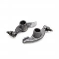 Uxcell Pair Silver Tone Metal Valve Motorcycle Rocker Arms Arm Assembly For Gy6-125