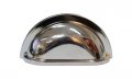 Urbanest Zinc Alloy Cabinet Hardware Bin Cup Drawer Handle Pull 3-inch Hole Centers 5-pack Polished Nickel 