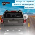 Passenger Right Side Mirror Glass Assembly With Plastic Back Plate Non-heated Compatible 2008-2011 Mazda Tribute Mercury