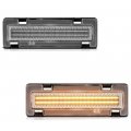 Full Led Strip Front Side Marker Lights Fender Parking Lamps For 1982 To 1992 Chevrolet Camaro Pontiac Firebird Chrome Housing 