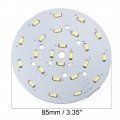 Uxcell Led Chip Bulb 300ma 12w 24 Leds 5730 Surface Mounted Devices Module Aluminum Board Pure White Super Bright 85mm Dia 2pcs