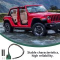 Grabote 1-pack 68064997aa Headlight Connector Wiring Harness For 2008-2012 Jeep Liberty