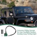 Grabote 1-pack 68064997aa Headlight Connector Wiring Harness For 2008-2012 Jeep Liberty