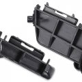 G-plus Rear Bumper Support Bracket Left Right Side Compatible With Toyota Rav4 521550r030 521560r030 2013-2015 Black