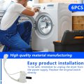 Version 6x Dryer Door Switch For Replacement Parts Number 528948 Ah346704 Ea346704